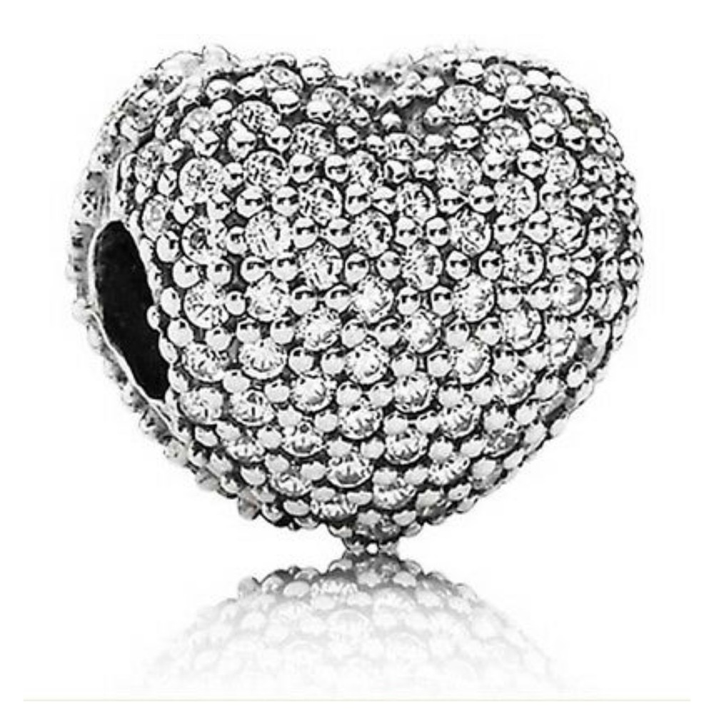 Pandora heart charm clip